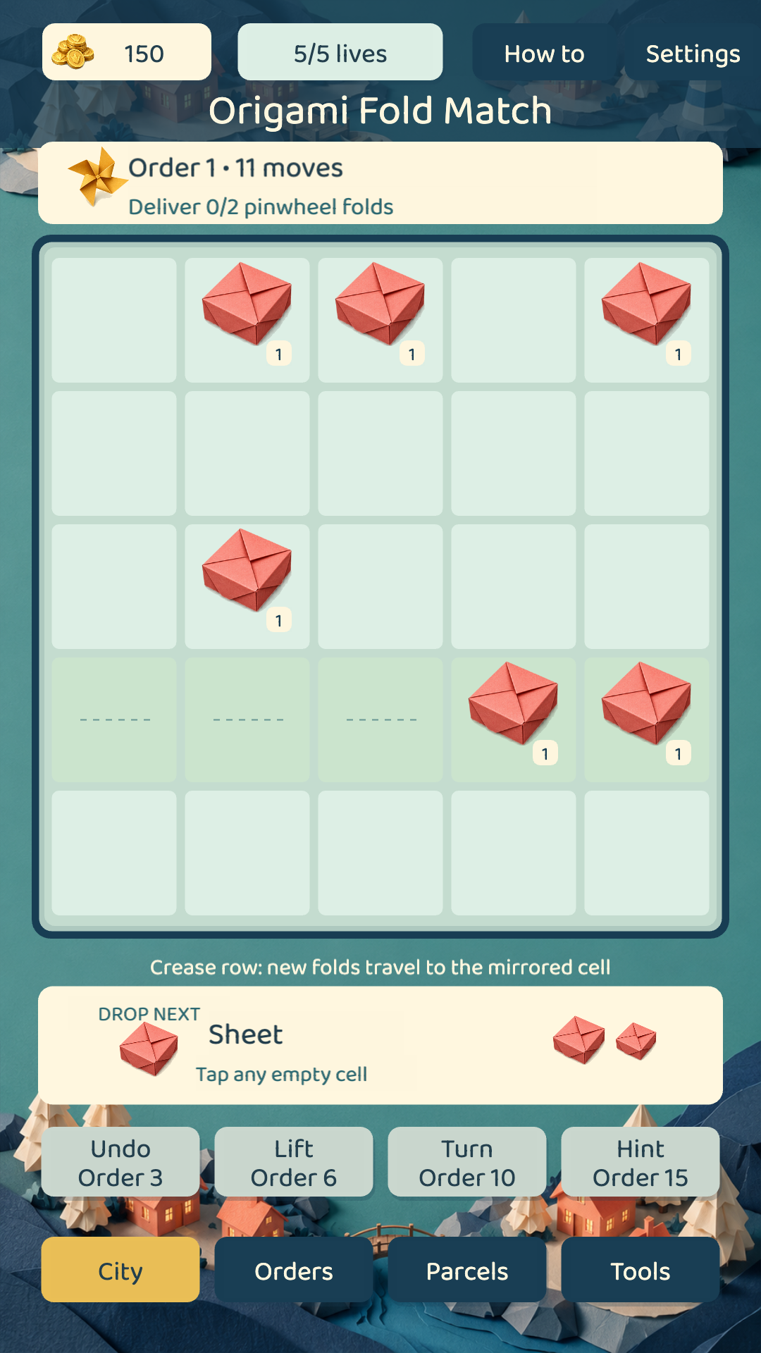 Origami Fold Match gameplay screenshot 1