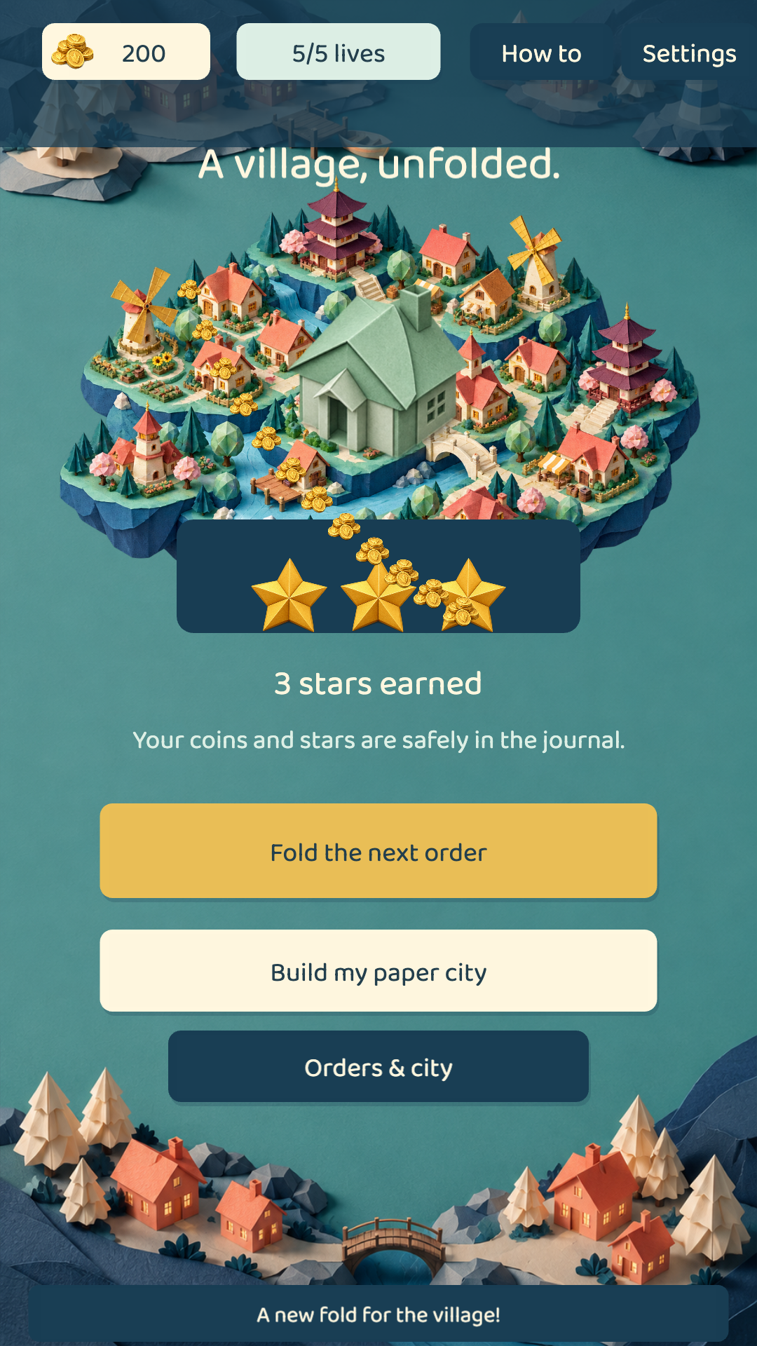 Origami Fold Match gameplay screenshot 2